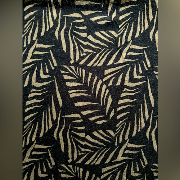 LOFT Stretch Tube/Pencil Leaf Print Knit Skirt Sz M - Picture 6 of 8